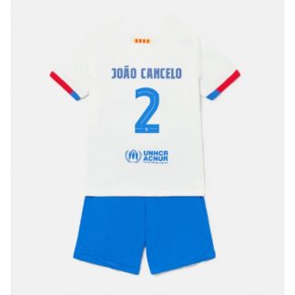 Najcenejši Otroški Nogometni dresi komplet Barcelona Gostujoči 2023-24 Joao Cancelo 2