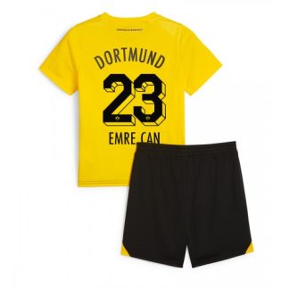 Najcenejši Otroški Nogometni dresi kompleti Borussia Dortmund Domači 2023-24 Emre Can 23