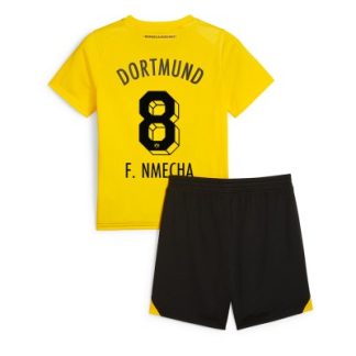 Otroški Nogometni dresi komplet za otroke Borussia Dortmund Domači 2023-24 Felix Nmecha 8