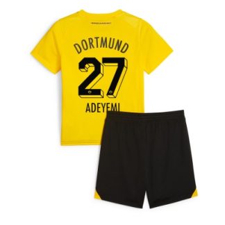 Otroški Nogometni dresi komplet za otroke Borussia Dortmund Domači 2023-24 Karim Adeyemi 27