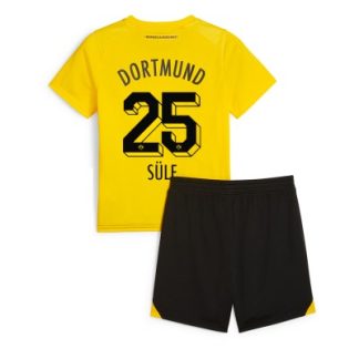 Otroški Nogometni dresi komplet za otroke Borussia Dortmund Domači 2023-24 Niklas Sule 25