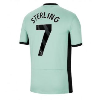 kje kupiti najcenejši Moški Nogometni dresi Chelsea Tretji 2023-24 Kratek Rokav tisk Raheem Sterling 7
