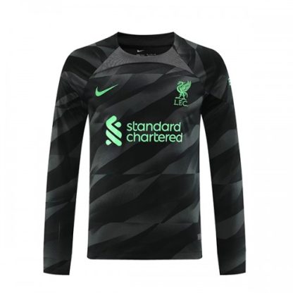 kje kupiti najcenejši Moški Nogometni dresi Liverpool Vratar Gostujoči 2023-24 Dolgi Rokav