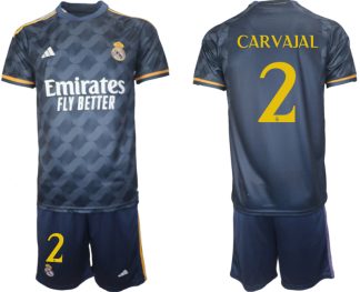 Najcenejši Moški Nogometna dresi kompleti Real Madrid Gostujoči 2023-24 CARVAJAL 2