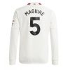 Najcenejši Moški Nogometni dresi Manchester United Tretji 2023-24 Dolgi Rokav Harry Maguire 5