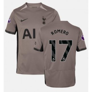 Najcenejši Moški Nogometni dresi Tottenham Hotspur Tretji 2023-24 Kratek Rokav Cristian Romero 17