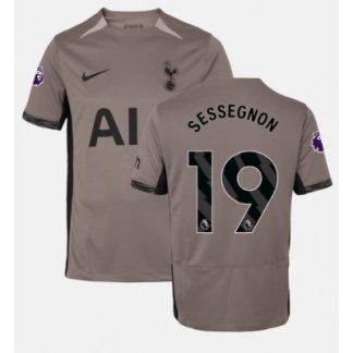 Najcenejši Moški Nogometni dresi Tottenham Hotspur Tretji 2023-24 Kratek Rokav Ryan Sessegnon 19