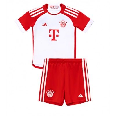 Najcenejši Otroški Nogometni dresi komplet Bayern Munich Domači 2023 2024 tisk Matthijs de Ligt 4