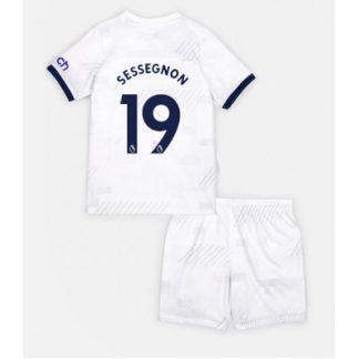 Najcenejši Otroški Nogometni dresi kompleti Tottenham Hotspur Domači 2023-24 Ryan Sessegnon 19
