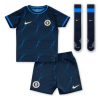 Novo Otroški Nogometni dresi kompleti Chelsea Gostujoči 2023-2024 Moises Caicedo 25