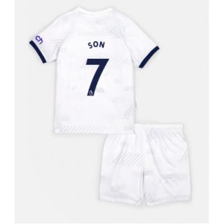 Otroški Nogometni dresi Tottenham Hotspur Domači 2023-24 Kratek Rokav + Kratke hlače Son Heung-min 7