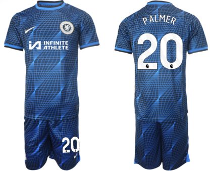 Najcenejši Moški Nogometni dresi kompleti Chelsea Gostujoči 2023-2024 Cole Palmer 20 prodaja