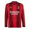 Novo Moški Nogometni dresi AC Milan Domači 2023-24 Dolgi Rokav Bennacer 4 prodaja
