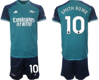 Najcenejši Moški Nogometni dresi Arsenal Tretji 2023-24 Kratek Rokav + Kratke hlače Emile Smith Rowe 10