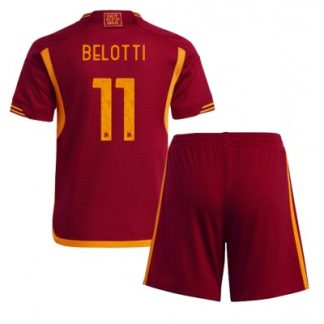 Najcenejši Otroški Nogometni dresi kompleti AS Roma Domači 2023 2024 Andrea Belotti 11