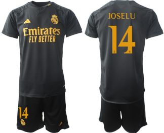 Novo Prodajo Moški Nogometni dresi kompleti Real Madrid Tretji 2023-24 Joselu 14