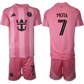 Moški Nogometni dresi kompleti Inter Miami CF Domači 2025-26 Jean Mota 7
