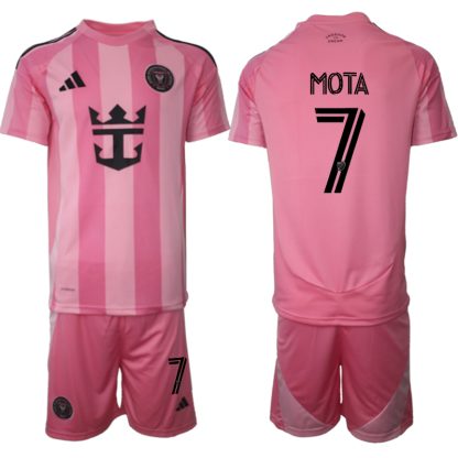 Moški Nogometni dresi kompleti Inter Miami CF Domači 2025-26 Jean Mota 7