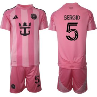 Moški Nogometni dresi kompleti Inter Miami CF Domači 2025-26 Sergio Busquets 5