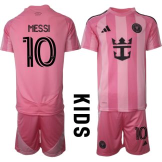 Otroški Nogometni dresi Kompleti za otroke Inter Miami CF Domači 2025-26 Lionel Messi 10