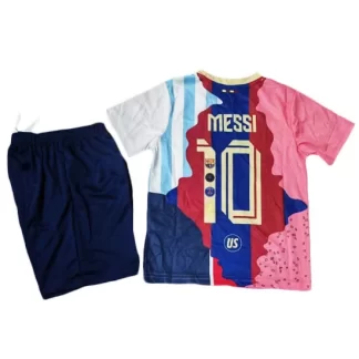 Otroški Nogometni dresi za otroke Inter Miami CF 2025-26 tisk Lionel Messi 10