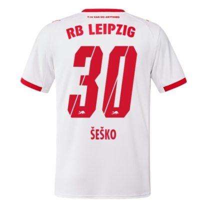 Novo prodajo Moški Nogometni dresi RB Leipzig Domači 2025-26 Benjamin Sesko 30