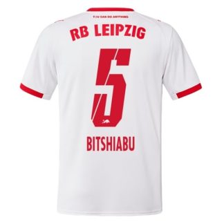 Najcenejši Moški Nogometni dresi RB Leipzig Domači 2025-26 tisk Bitshiabu 5