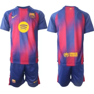 Moški Nogometni dresi komplet FC Barcelona Domači 2025-26 z lastnim tiskom