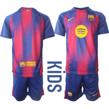 Nogometni dresi komplet FC Barcelona Domači 2025-26