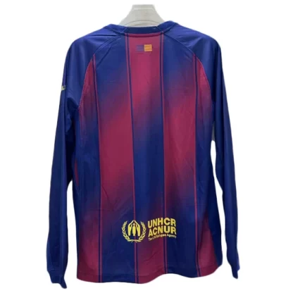 Poceni Moški Nogometni Dres FC Barcelona 2025-26 Dolgi Rokav