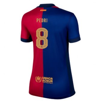 Pedri Gonzalez# 8 Ženski Nogometni Dresi Barcelona Domači 2024-25