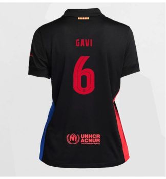 Ženski Nogometni Dres Barcelona Gostujoči 2024-25 Paez Gavi 6