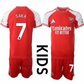 Nogometni dresi Kompleti za otroke Arsenal Domači 2025-26 Bukayo Saka 7