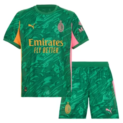 Kupiti Novo Otroški Nogometni Dresi komplet AC Milan Vratar 2025-26 zelena