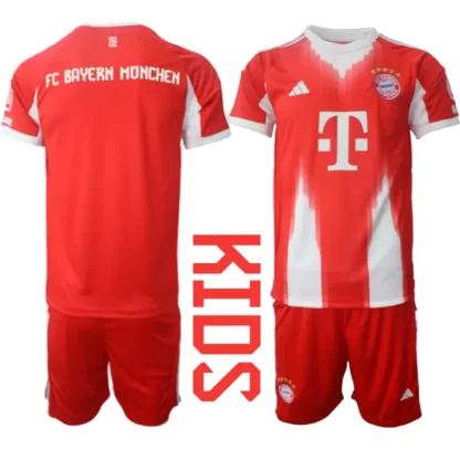 Poceni Otroški Nogometni dresi FC Bayern Munich Domači 2025-26 Thomas Müller 25-Posebno