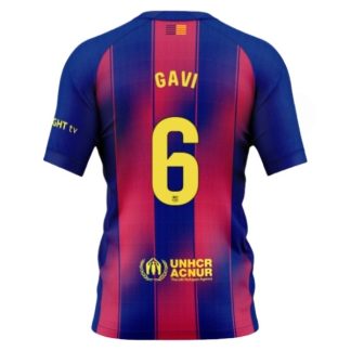 Moški dresi FC Barcelona Domači 2025-26 Paez Gavi 6