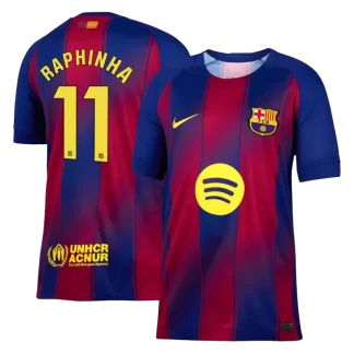 Moški Nogometnih dresov FC Barcelona Domači 2025-26 Raphinha Belloli 11