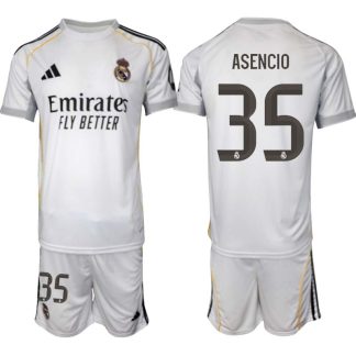 Nogometni dresi komplet Real Madrid Domači 2025-26 Raúl Asencio 35
