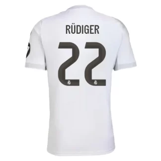 Moški Nogometni dresi Real Madrid Domači 2025-26 Antonio Rudiger 22