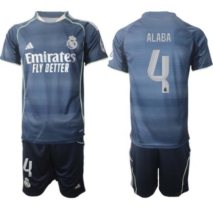 Kupiti Nogometni dresi komplet Real Madrid Gostujoči 2025-26 David Alaba 4