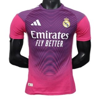 Poceni Nogometni dresi Real Madrid Vratar Gostujoči 2025-26 roza