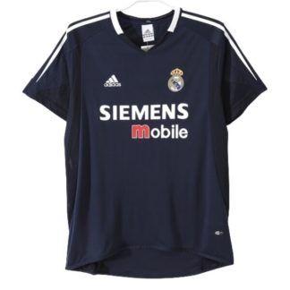 Nakup Retro Nogometni dresi Real Madrid Gostujoči 2004-2005 črna Kratek Rokav