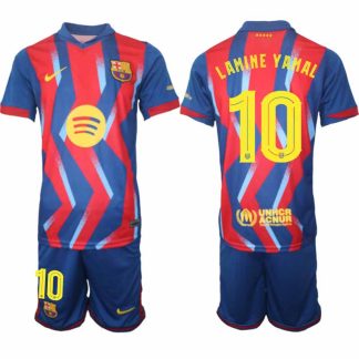 Nakup- Moški Nogometni dres Četrti Lamine Yamal #10 FC Barcelona 2025–26 kompleti