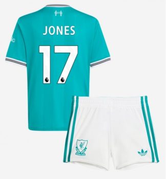 Poceni Otroški nogometni dresov Liverpool Curtis Jones 17 Tretji 2025-26