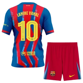 Prodajo Otroški Četrti dres Lamine Yamal #10 FC Barcelona Kompleti 2025–26