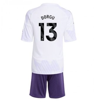 Prodajo Otroški Nogometni dres kompleti Patrick Dorgu #13 Manchester United Gostujoči 2025-26