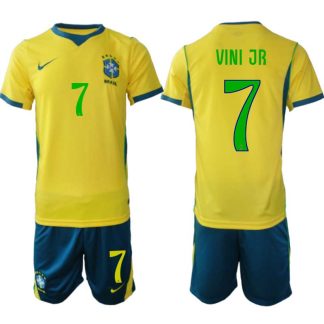 Kupiti Moški Nogometni dres komplet reprezentance Brazilija Vinícius Júnior #7 Domači SP 2026
