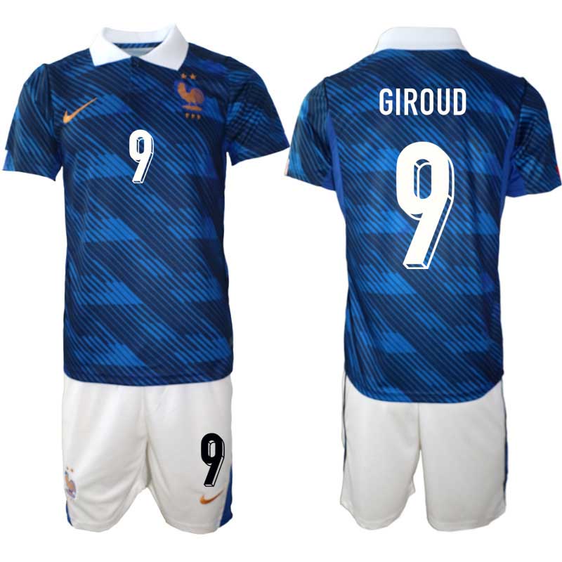 Kupiti Moški Nogometni dres kompleti reprezentance Francija Olivier Giroud #9 Domači SP 2026