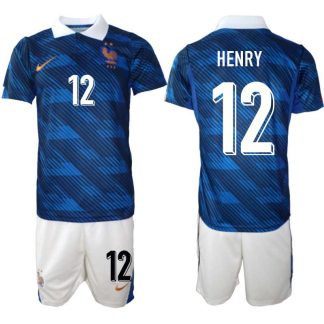 Kupiti Moški Nogometni dres kompleti reprezentance Francija Thierry Henry #12 Domači SP 2026