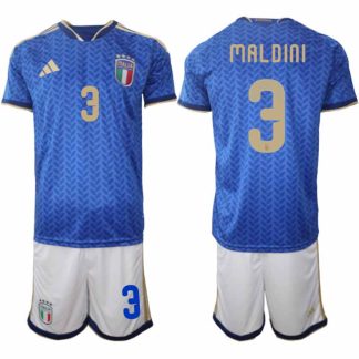 Kupiti Moški Nogometni dres kompleti reprezentance Italija Paolo Maldini #3 Domači SP 2026